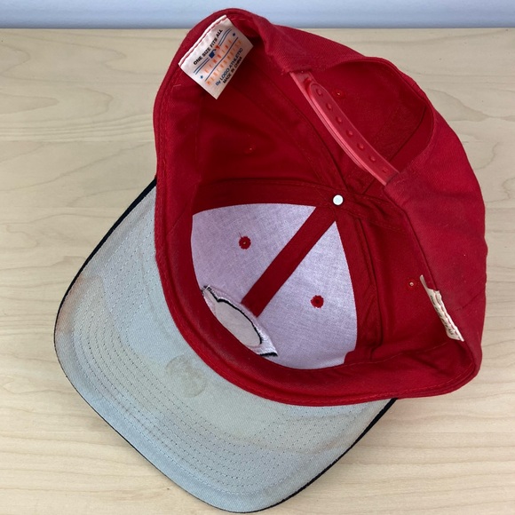 Cincinnati Reds MLB Snapback Hat Logo Athletic Red & Black Embroidered Logo - Picture 8 of 12